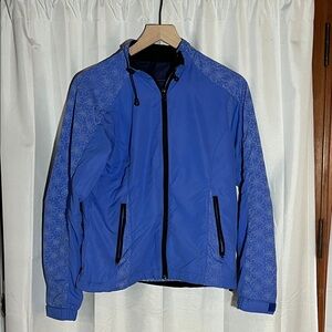 Women's Blue Windbreaker Cycling Jacket